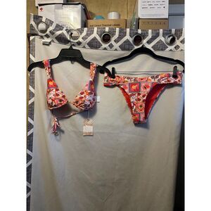 NWT Escape To Paradise Ruched Bikini Set-Coco Brazil Size Small